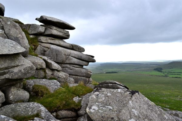 A view from Rough Tor on Bodmin Moor