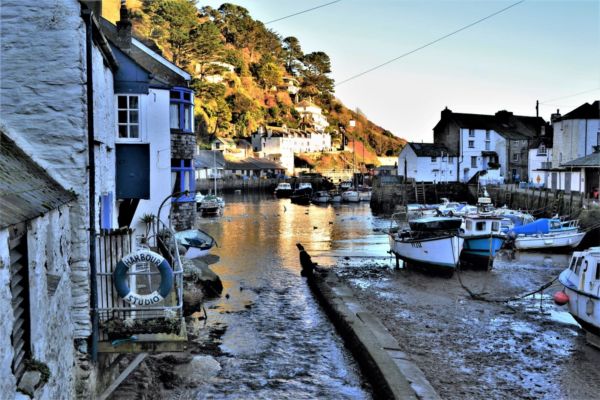 A view of Polperro harbour
