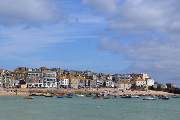 A view of St Ives town