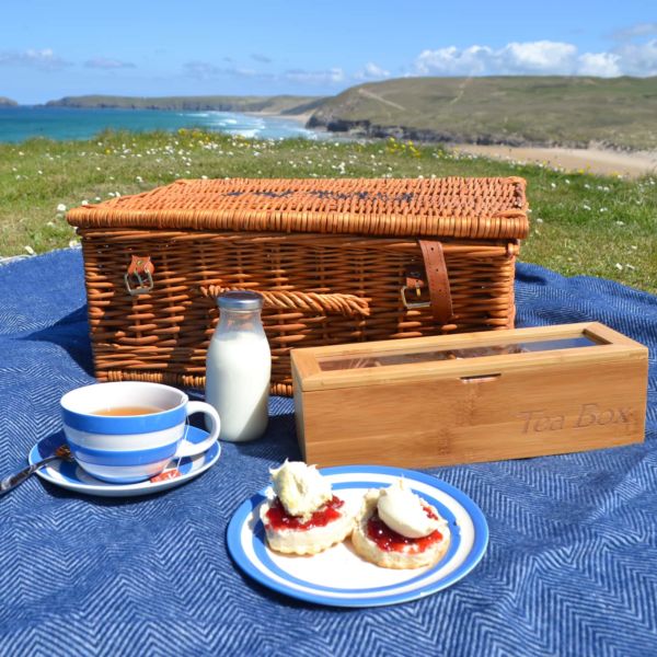 A traditional Cornish Cream Tea Picnic