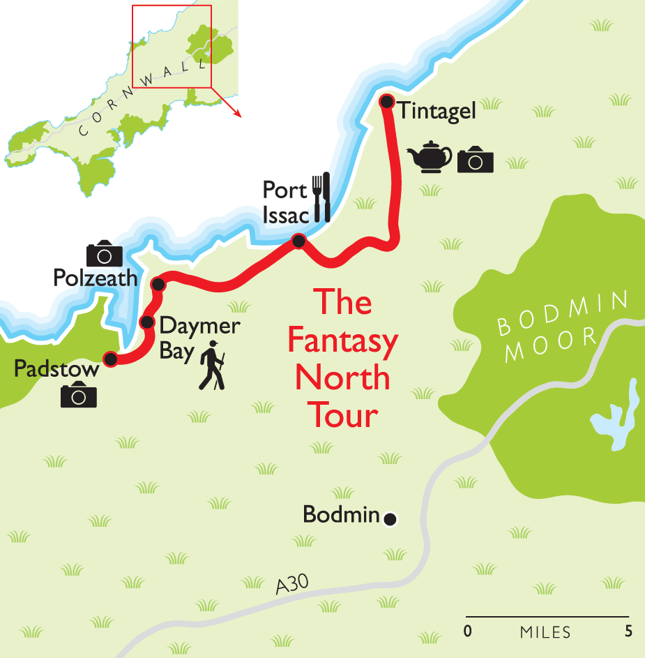 Map of the Fantasy North Tour