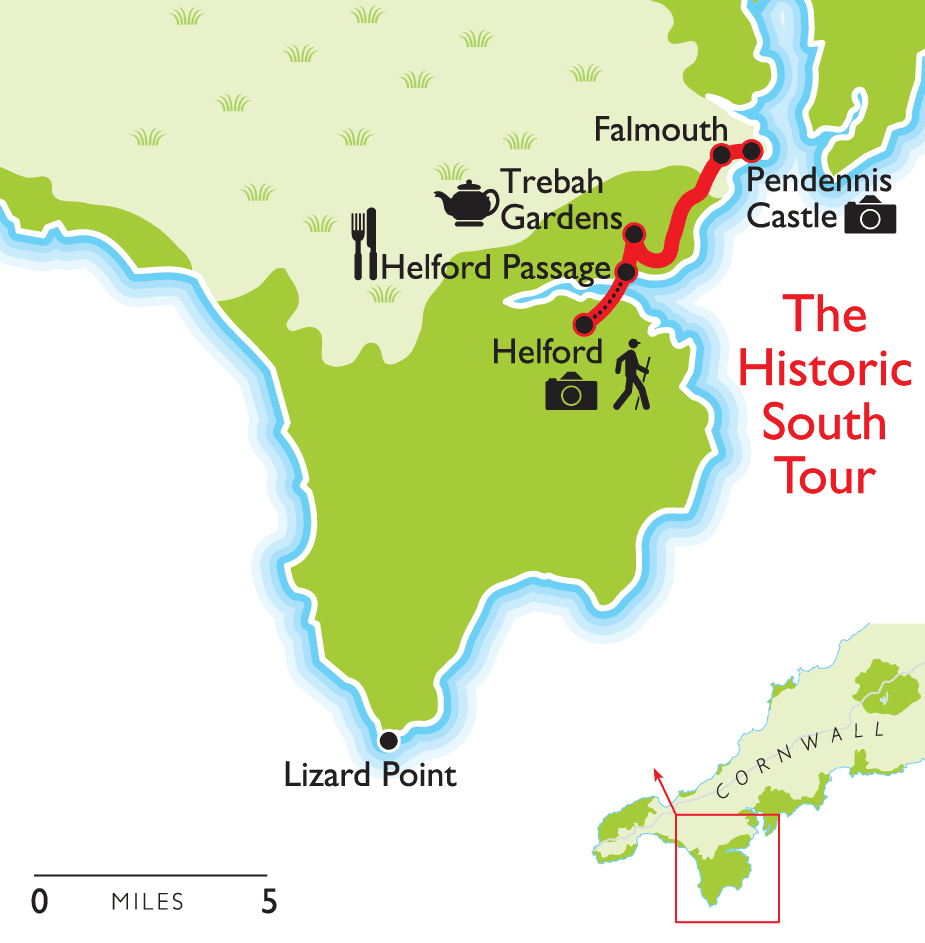 Map of the Historic South Tour