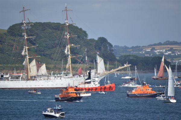 Tall ships in Falmouth
